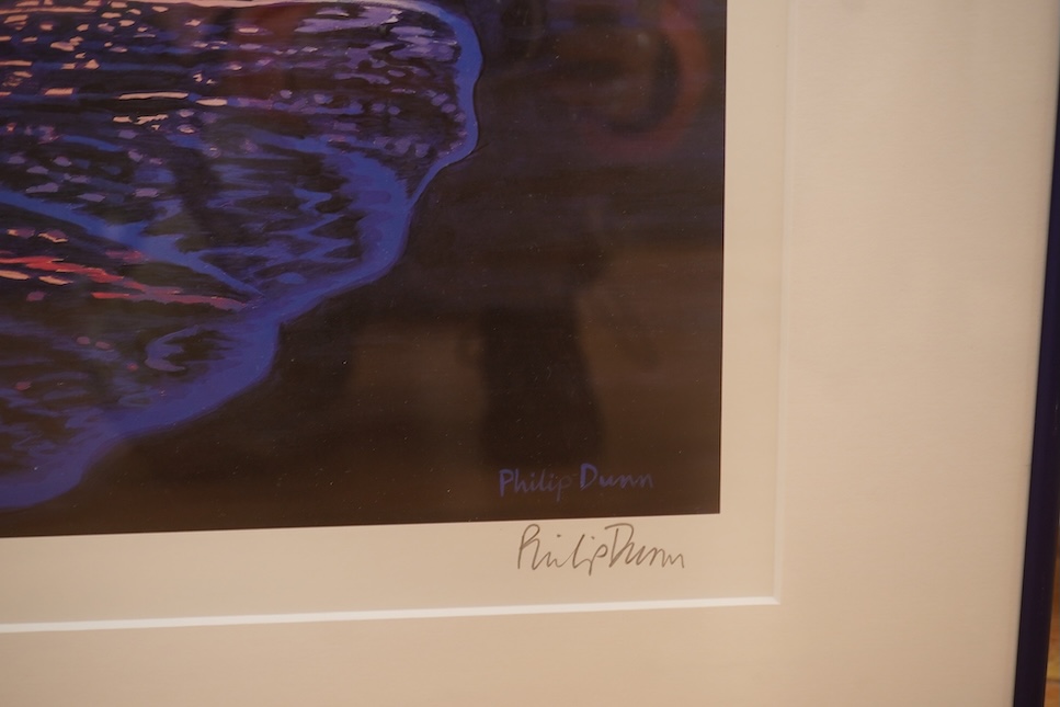 Philip Dunn (b.1945), three giclée prints, comprising 'Nightfall', 'Eventide' and one other, each signed in pencil, two limited editions, largest 46 x 67cm